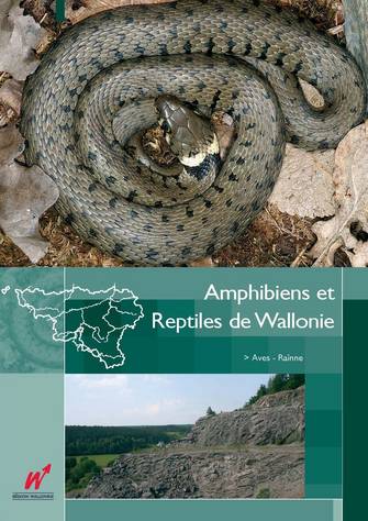 couverture de l'atlas des amphibiens et reptiles de Wallonie