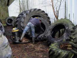 Nettoyage pneus