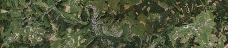 Photo aérienne sur La Roche-en-Ardenne